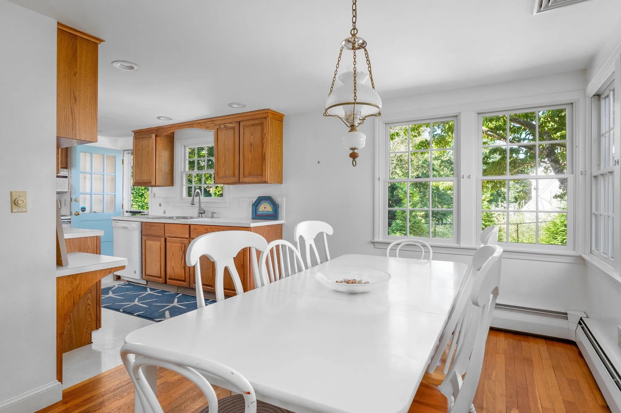 Kitchen and dining area